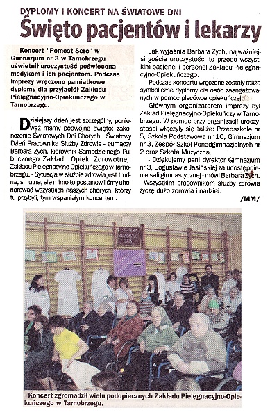 Swieto pacjentow i lekarzy Tygodnik Nadwislanski 2008-04-08.jpg